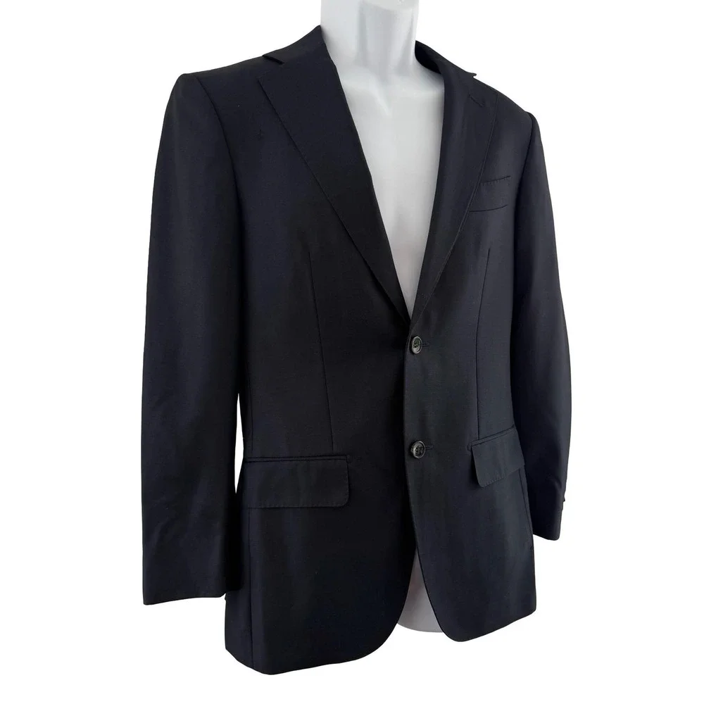 Suitsupply Napoli Blazer Mens‎ 38 Blue Wool Super 110s Suit Jacket Sport Coat